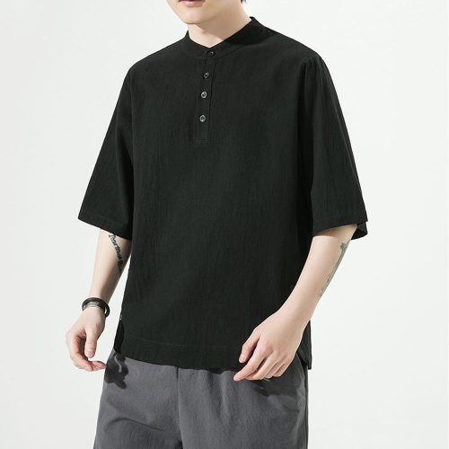 Áo Thun Nam Cổ Trụ TNF 19010