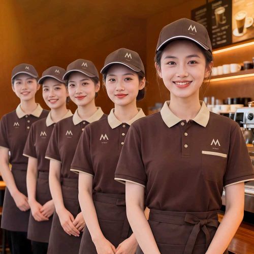 Đồng Phục Cafe Cao Cấp TNF 140001