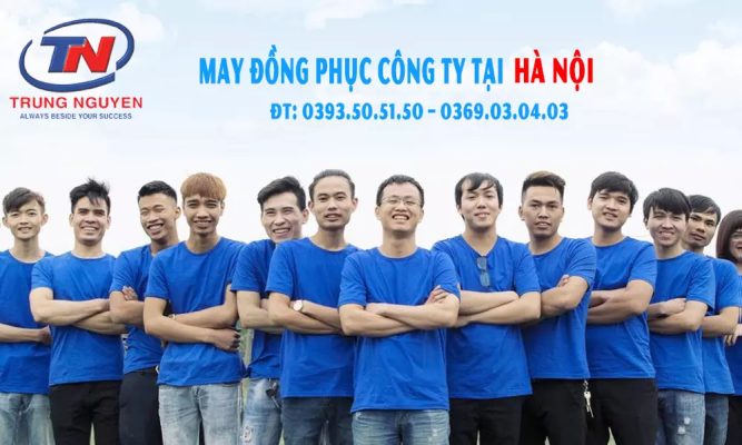 may ao thun dong phuc tai ha noi